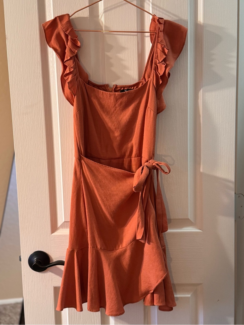 Trixxi faux wrap midi dress